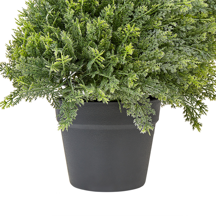 Beliani - SPIRAL TREE - Kunstplant - Groen - 126 cm - Synthetisch