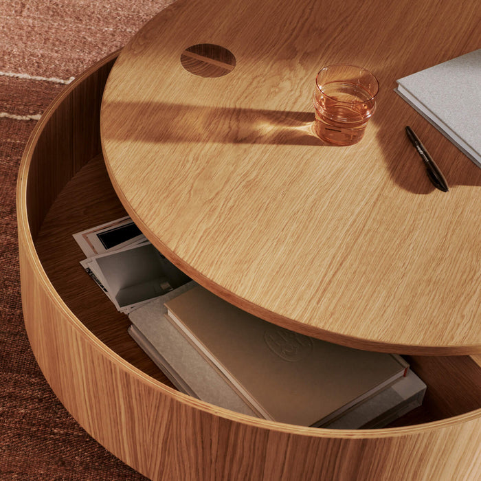 Ferm Living Olles Salontafel - Natural Eikenfineer