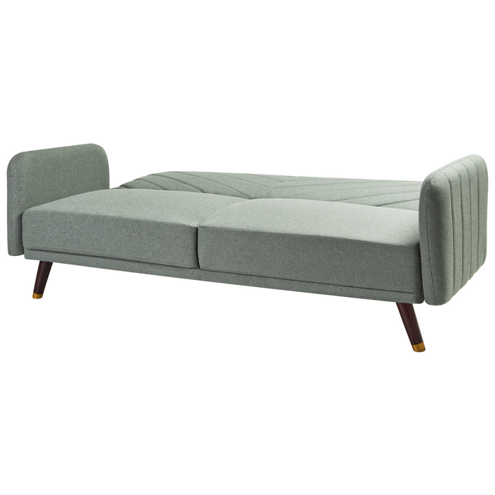 Beliani - SENJA - Slaapbank 3-zits - Lichtgroen - Kunstlinnen