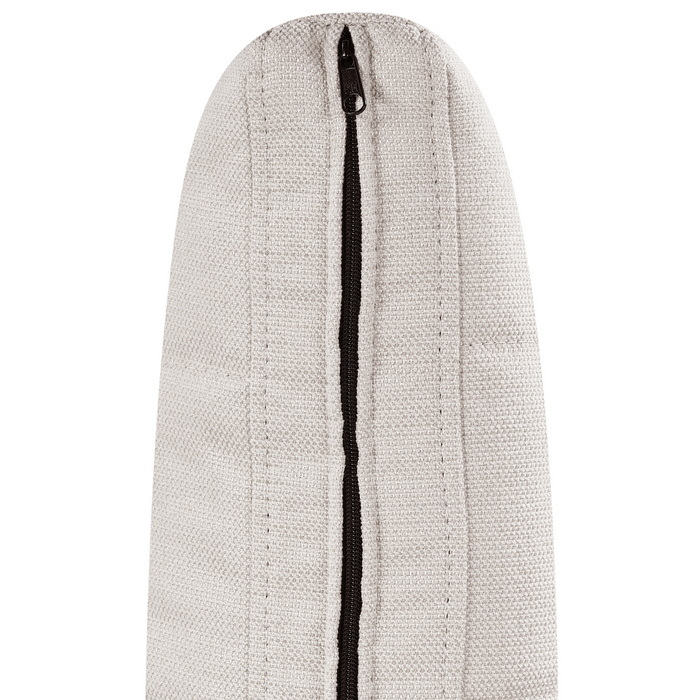 Beliani - MALA - Driezitsbank - Lichtbeige - Polyester