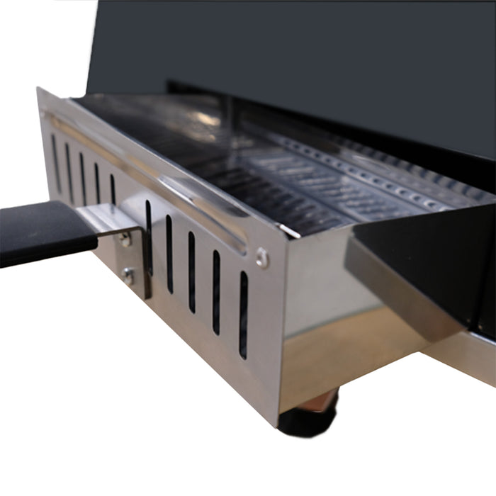 Buitenkado Pizzaoven Grijs - 69x40x44cm - Houtgestookt