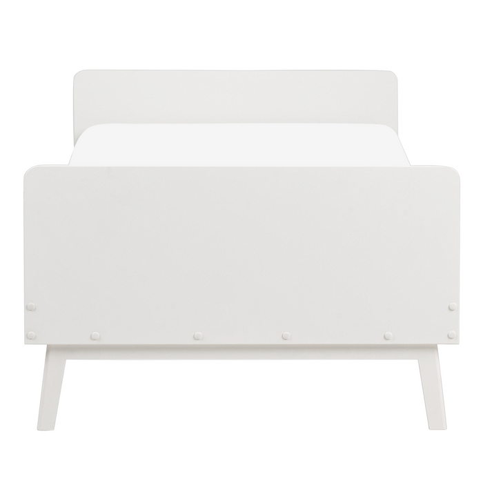 Beliani - BONNAC - Eenpersoonsbed - Wit - 90 x 200 cm - Dennenhout