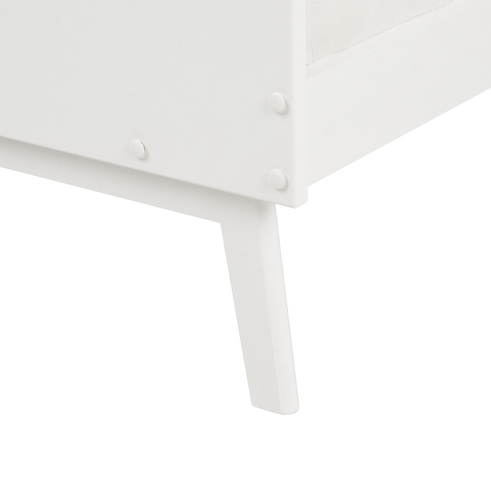 Beliani - BONNAC - Eenpersoonsbed - Wit - 90 x 200 cm - Dennenhout