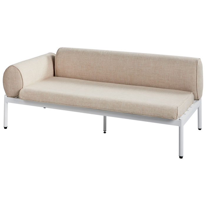 Beliani - RASIGLIA - Loungeset 5-zits - Beige - Aluminium