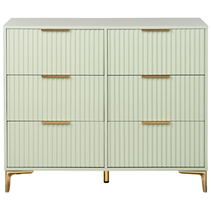 Beliani - WALCOTT - Ladekast met 6 lades - Lichtgroen - MDF