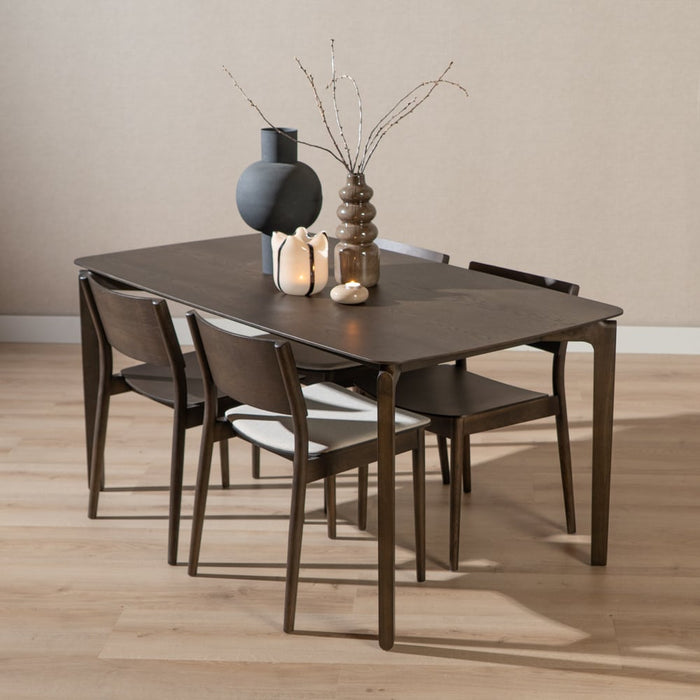 Bronx71 Scandinavische eettafel Cala walnoot 160 x 90 cm