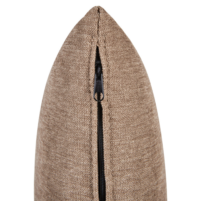 Beliani-LANNILS-Chaise longue-Lichtbruin-Linkszijdig-Polyester