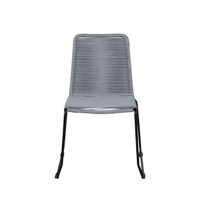 Venture Home Lindos Eetkamerstoel 59 x 86 x 57 - Grijs - 2-pack