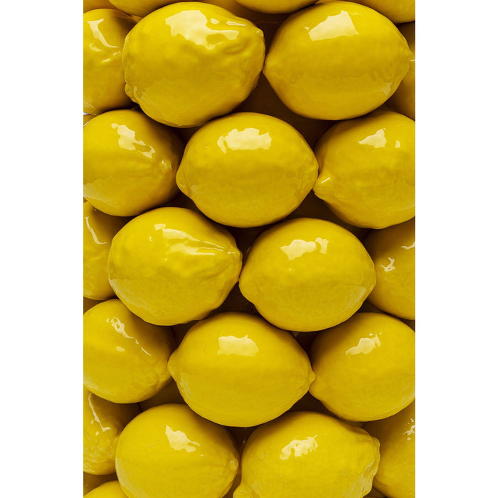 Vaas citroenen geel 43cm Kare Design