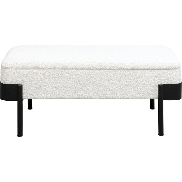 Opbergbank Angelo wit Kare Design