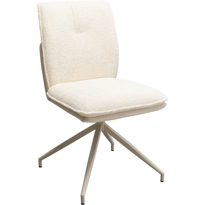 Kare Design Hilla draaistoel - creme