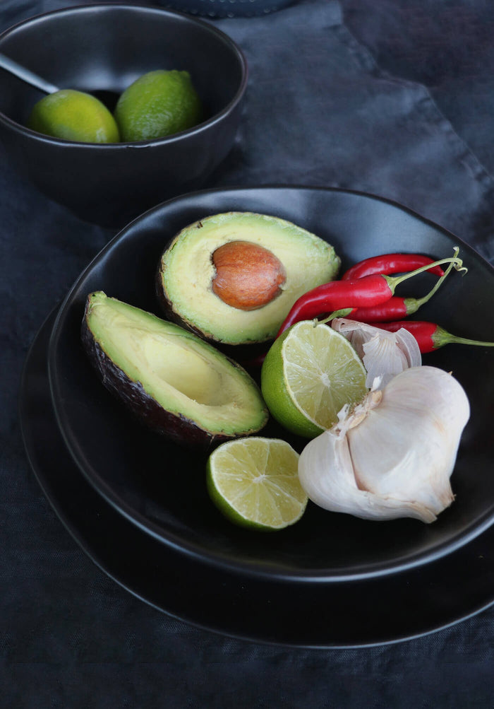 Kare Design Organic borden zwart 26cm 4st