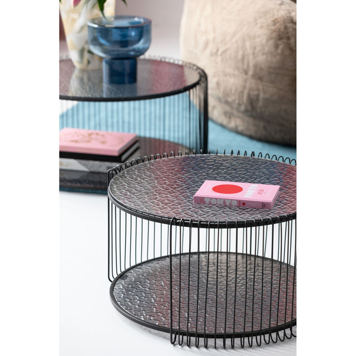 Salontafel Wire Double Bubble zwart (2|Set) Kare Design