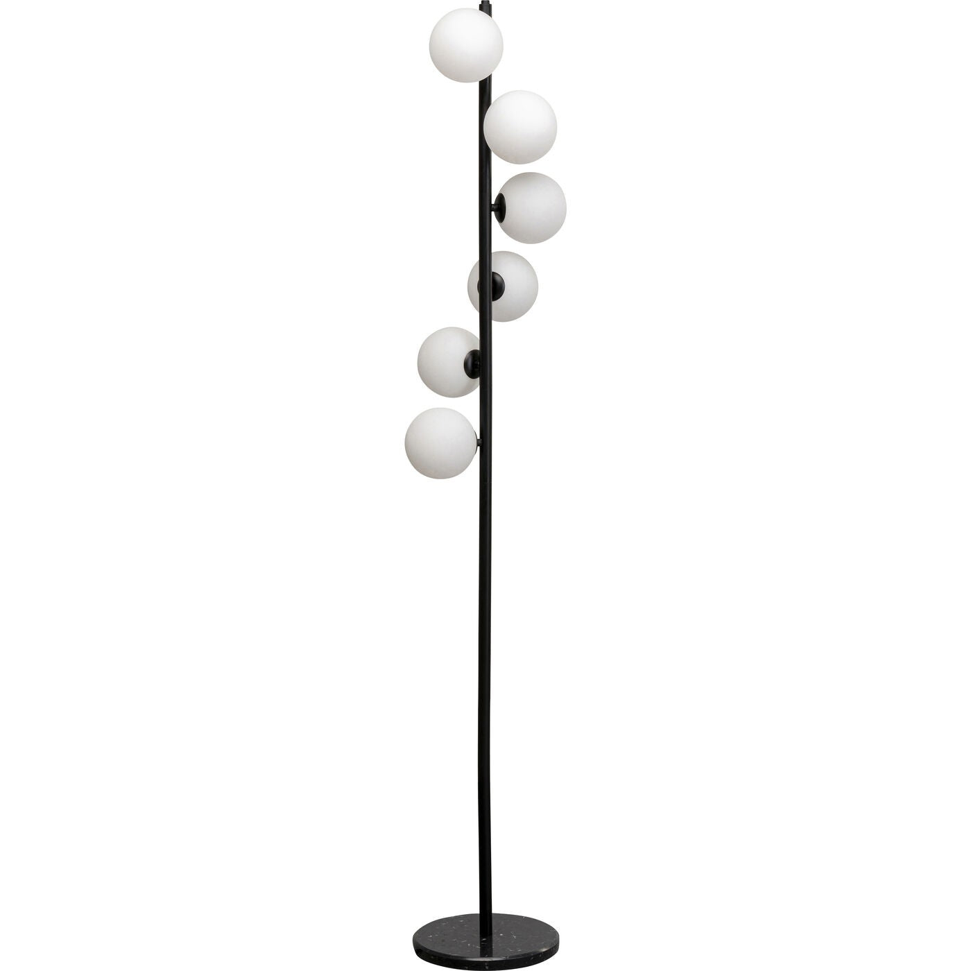 Vloerlamp Scala Balls 160cm zwart en wit Kare Design