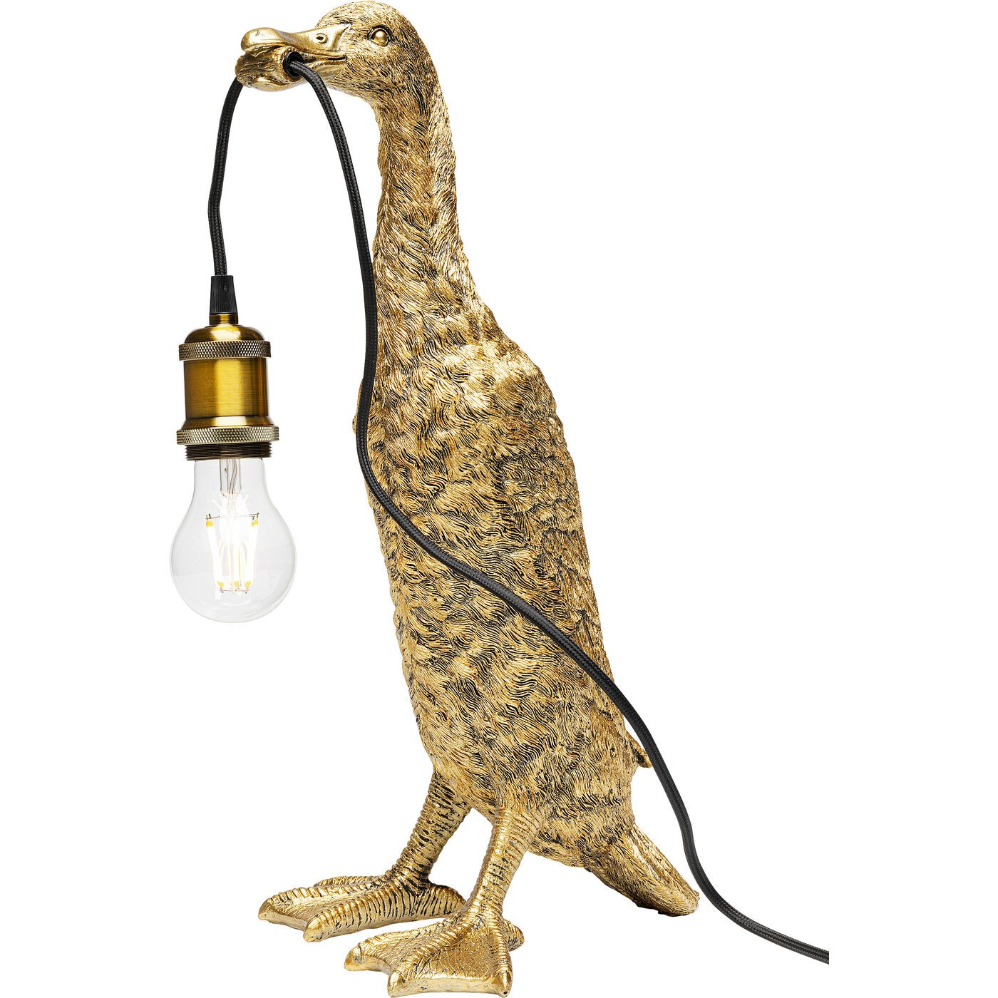 Kare Design Tafellamp eend zwart