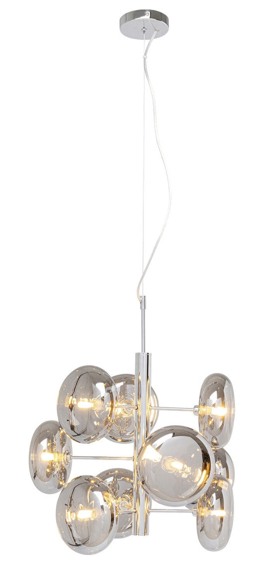 Kare Design Headlight Hanglamp 9-Lichts - Chroom