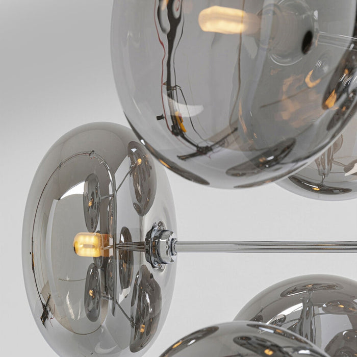 Kare Design Headlight Hanglamp 9-Lichts - Chroom