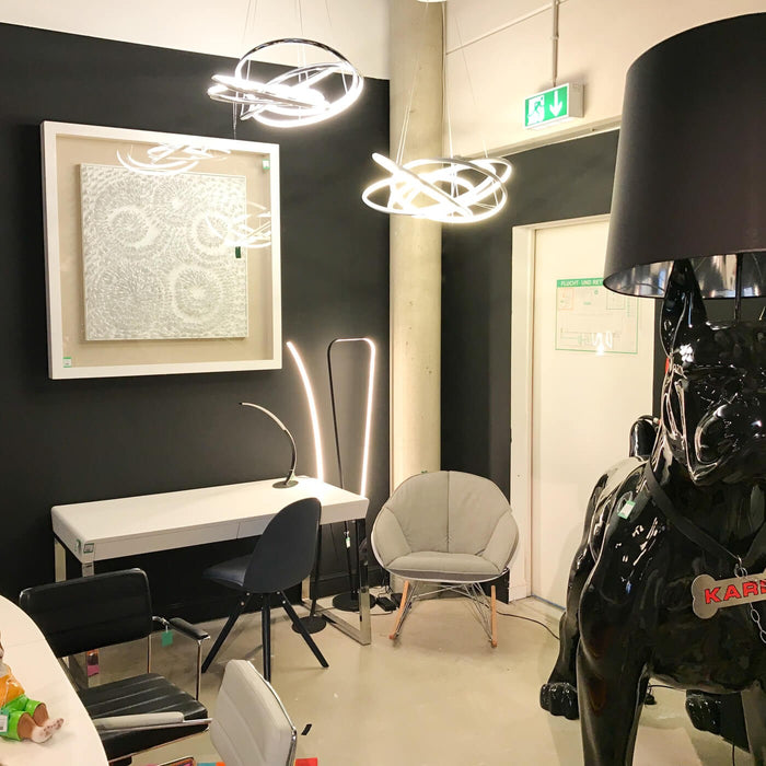 Hanglamp Saturn LED chroom Kare Design