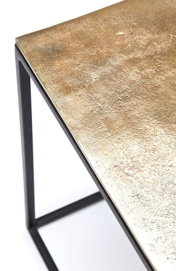 Kare Design Loft Square Vintage - Set Van 3 Bijzettafels - Multikleur