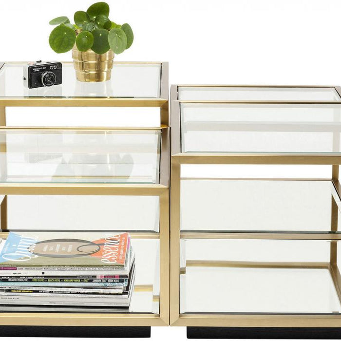 Kare Design Salontafel Luigi - Set Van 4 - Goud