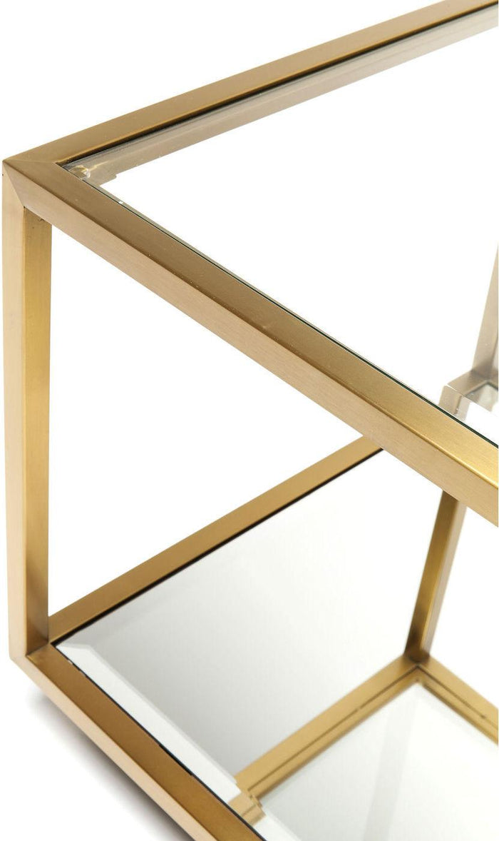 Kare Design Salontafel Luigi - Set Van 4 - Goud