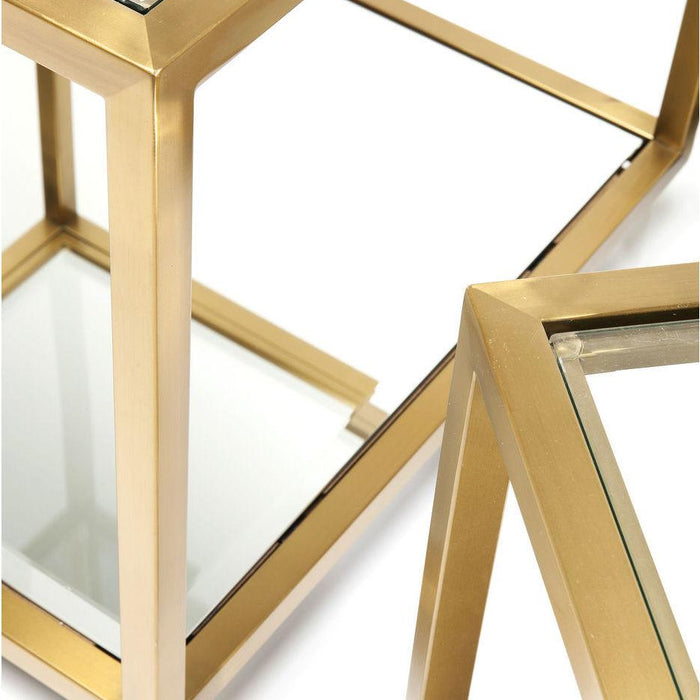 Kare Design Salontafel Luigi - Set Van 4 - Goud