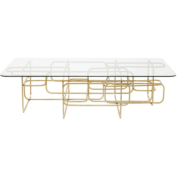 Kare Design Meander Salontafel - Goud