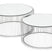 Kare Design Wire Salontafel - Set Van 2 - Zilver Met Glas