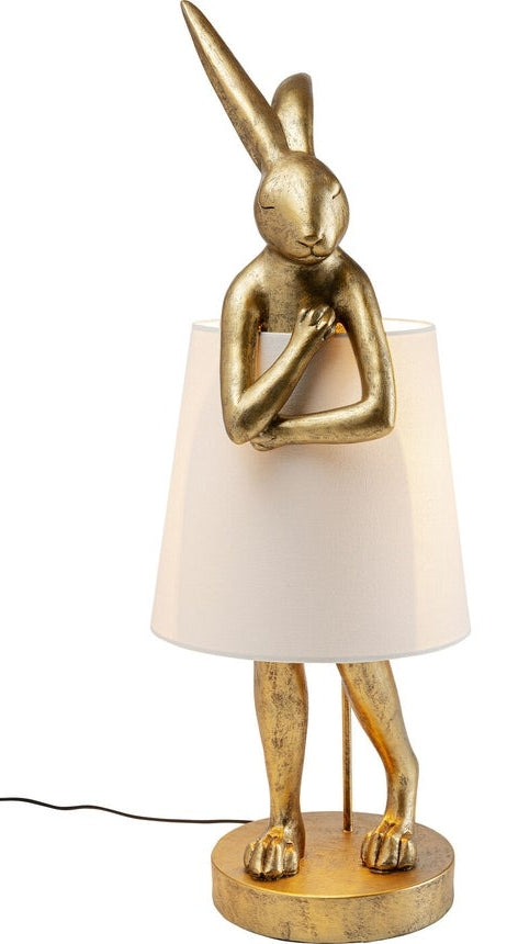 Kare Design Animal Rabbit Tafellamp 88 Cm - Goudkleurig