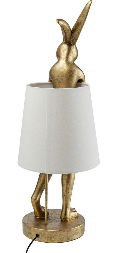 Kare Design Animal Rabbit Tafellamp 88 Cm - Goudkleurig