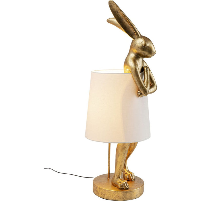 Kare Design Animal Rabbit Tafellamp 88 Cm - Goudkleurig