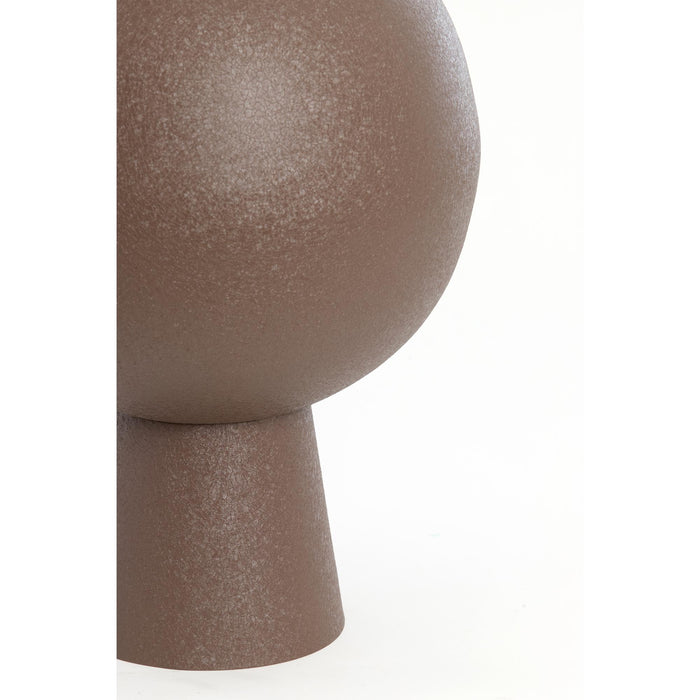 Light & Living Light&living Vaas deco Ø39x83 cm CHEDI mat donker bruin