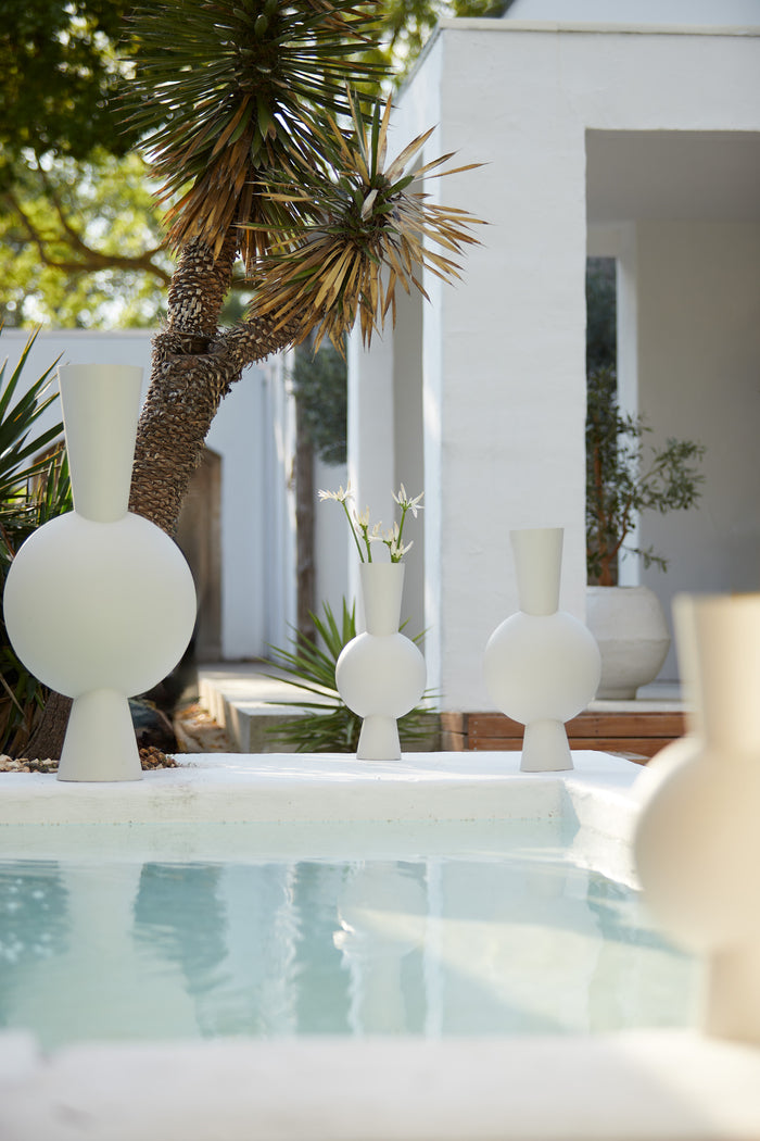 Light & Living Light&living Vaas deco 47x26x100 cm KAVANDU crème