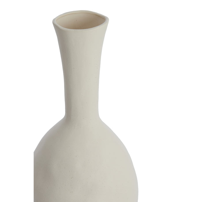 Light & Living Light&living Vaas deco 23x20x62,5 cm NUGINA mat crème