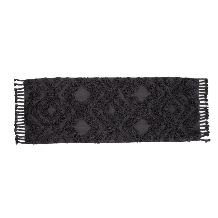 Svea - Dario vloerkleed - 70 x 200 cm - donkergrijs