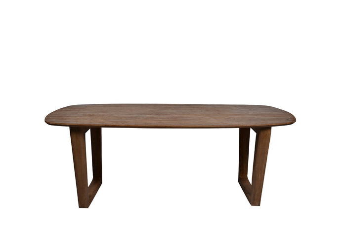 Livingfurn - Eetkamertafel Cortez - Bruin - Mangohout - 200 cm