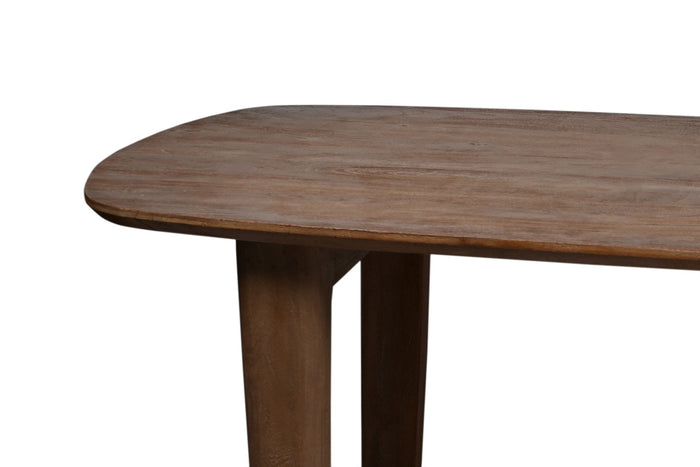 Livingfurn - Eetkamertafel Cortez - Bruin - Mangohout - 200 cm