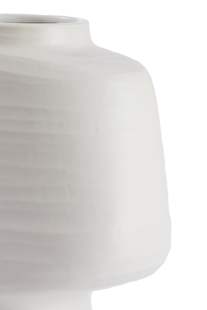 Light&living Vaas deco 29,5x18x38,5 cm GANDORO keramiek mat crème