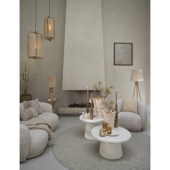 Light & Living Light&living Vloerkleed Ø220 cm SOTANI naturel