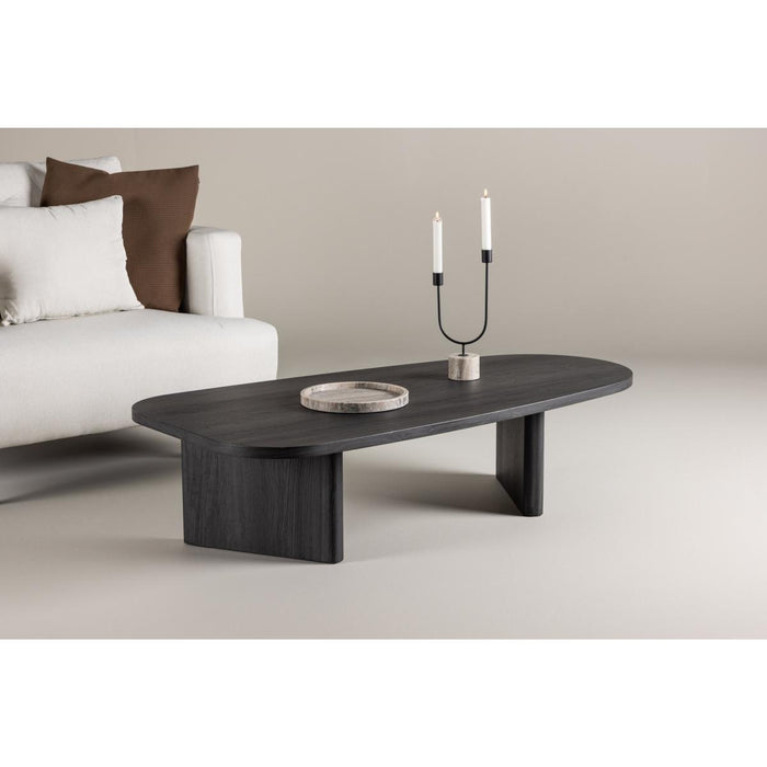 Svea - Vincenzo organische salontafel - 65 x 130 cm - zwart