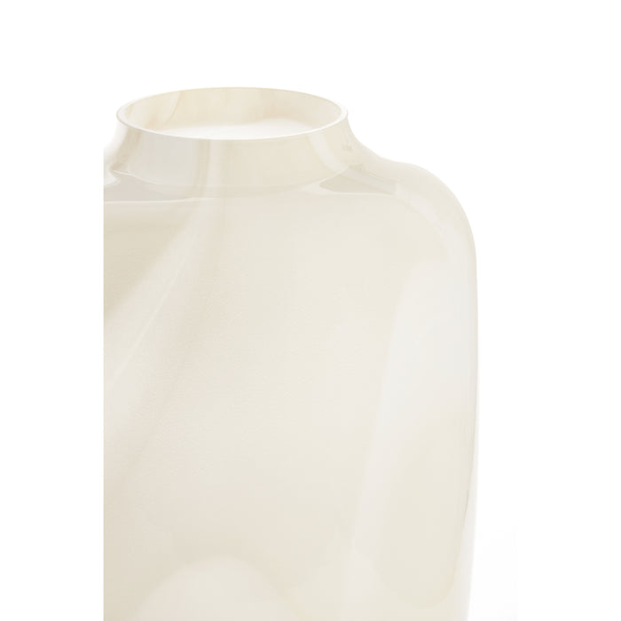 Light & Living Light&living Vaas Ø34x50 cm KOBALA glas zand-crème