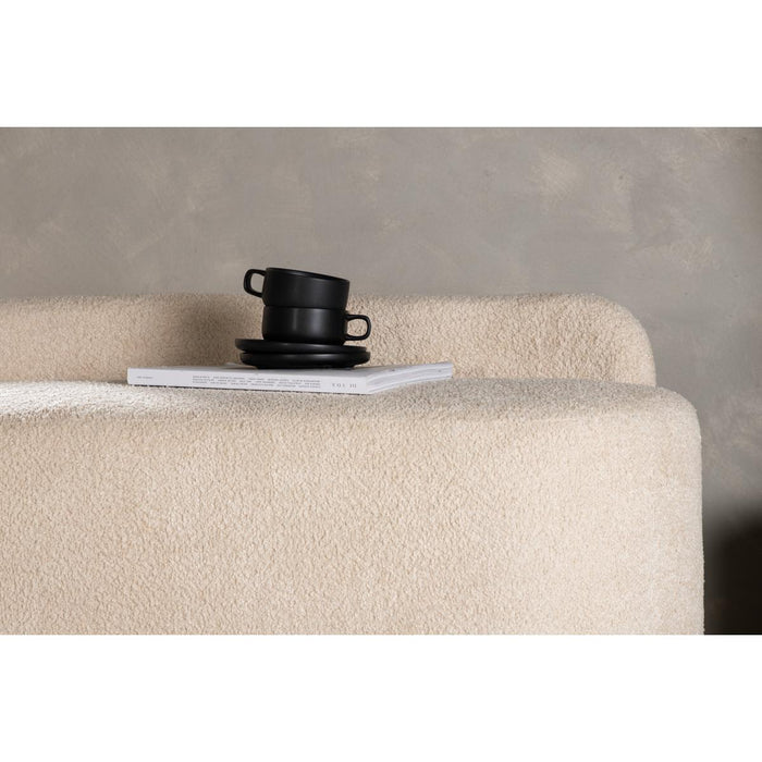 Svea - Chiara eetkamerbank - boucle - 160 cm - wit