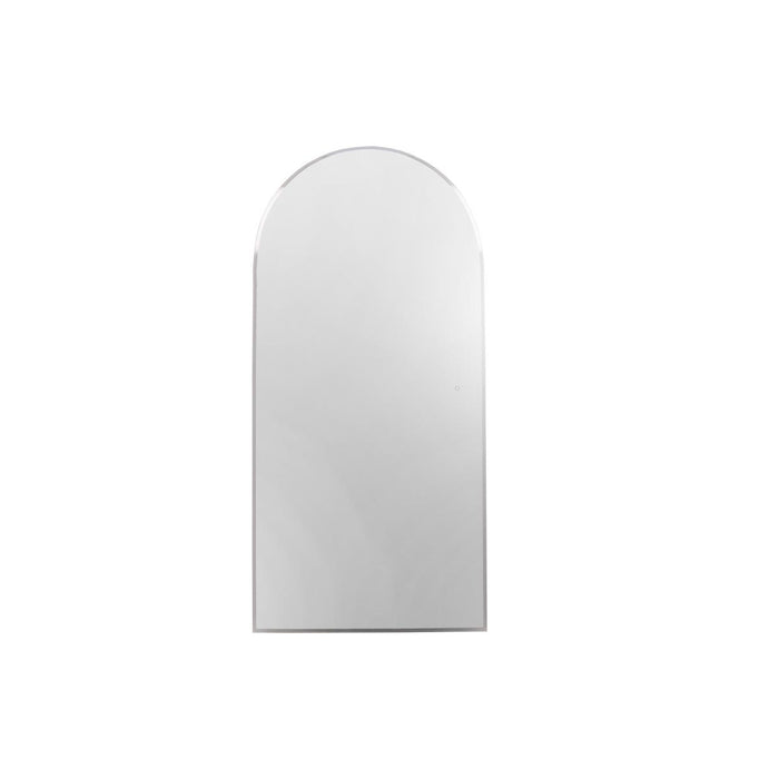 Svea - Fabiola gebogen spiegel met ledverlichting - 100 x 210 cm