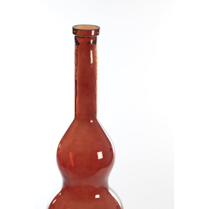 Light & Living Light&living Vaas Ø33x100 cm VENERIO glas bordeaux