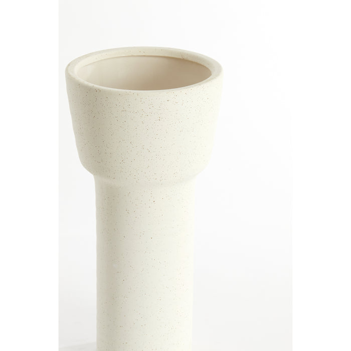 Light&living Vaas deco Ø22x46 cm ALSACIA keramiek mat crème