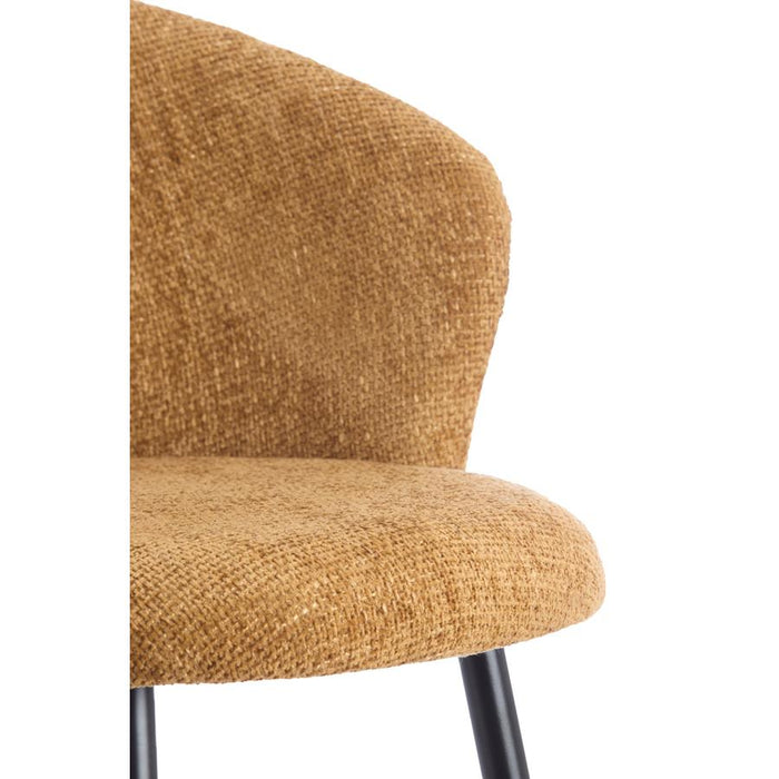 Light&living Eetkamerstoel 58x58x78 cm RADAJA okergeel+zwart