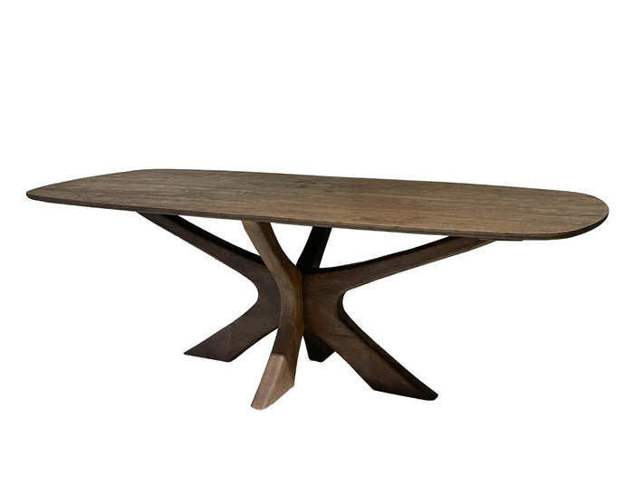 Brix - Eetkamertafel Montreaux - Bruin - Mangohout - 220 cm