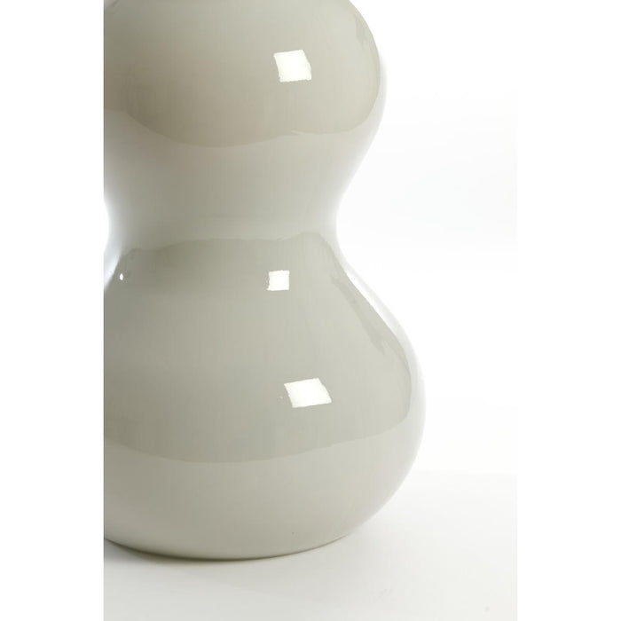 Light & Living Venerio vaas Ø26,5x75 cm - glas melk licht beige