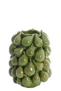 Light&living Vaas deco 23,5x23x32,5 cm NATALIA keramiek donker groen