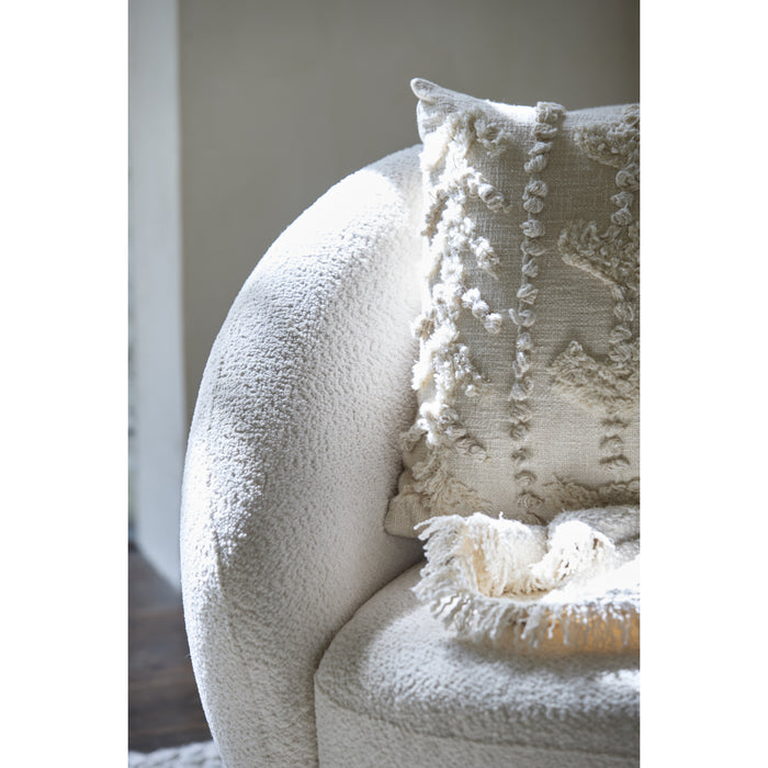 Light & Living Light&living Stoel 92x82x77 cm AVORIA bouclé crème